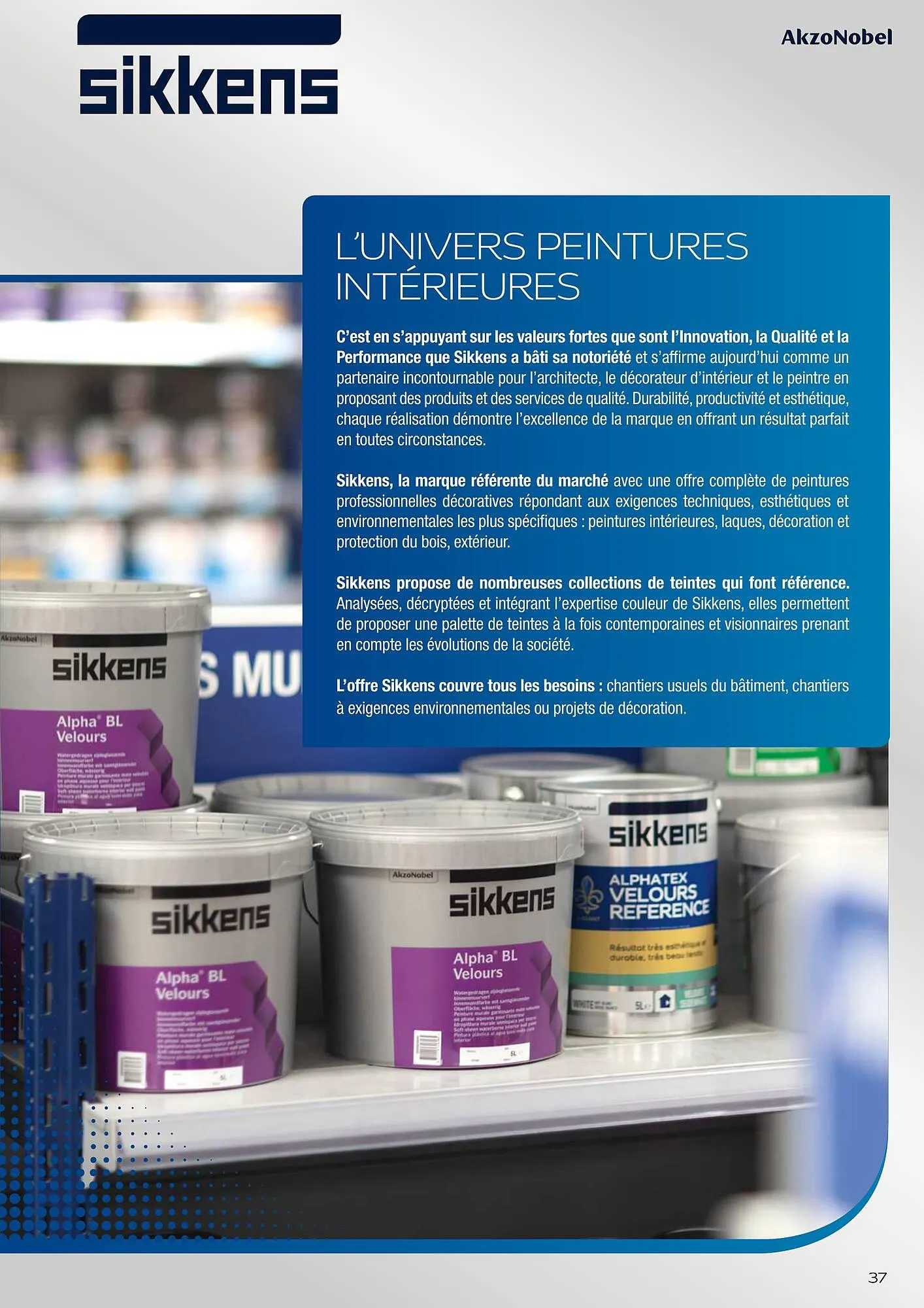 Catalogue Sikkens Solution du 8 janvier au 28 décembre 2025 - Catalogue page 37