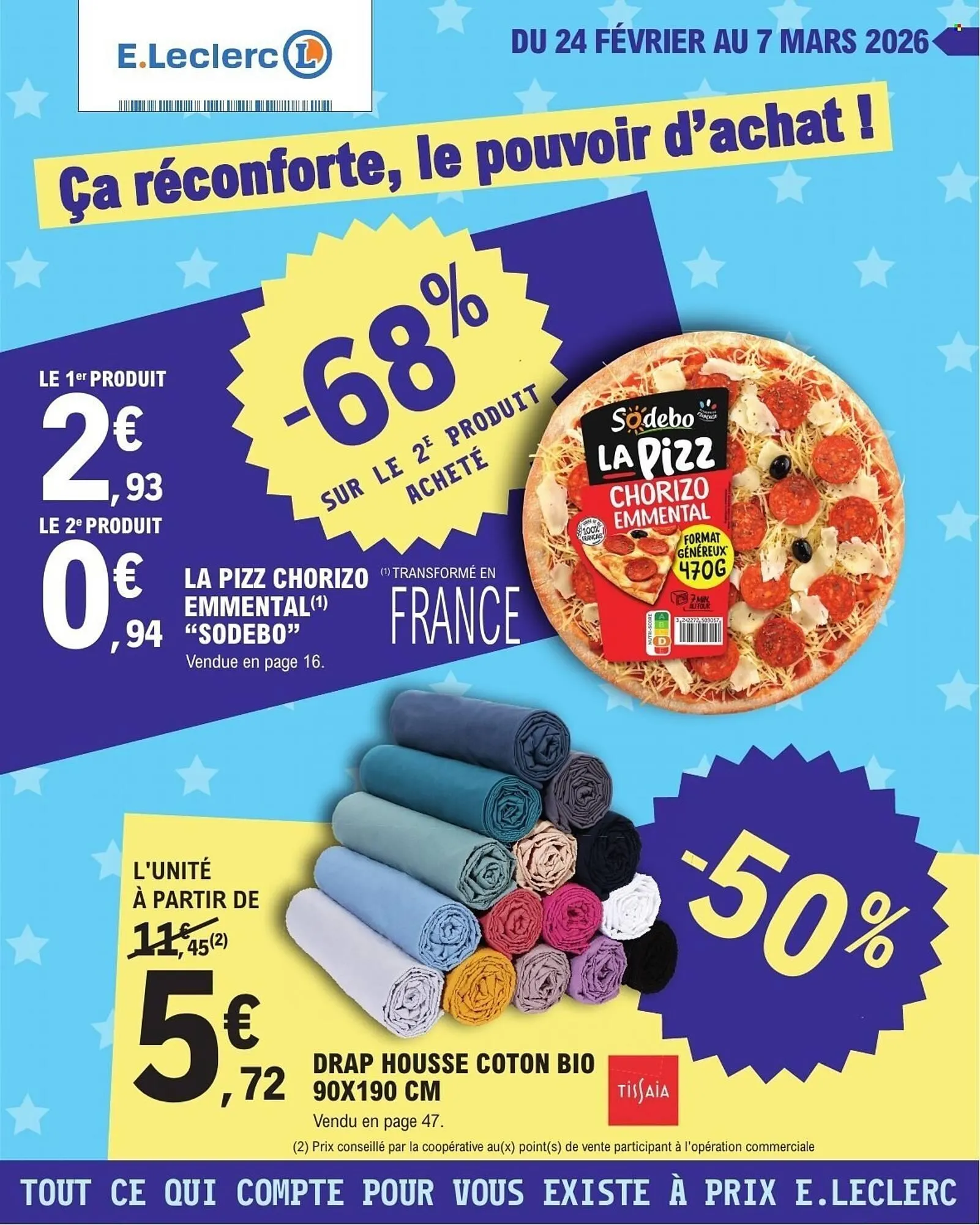 Catalogue E.Leclerc du 24 février au 7 mars 2026 - Catalogue page 1