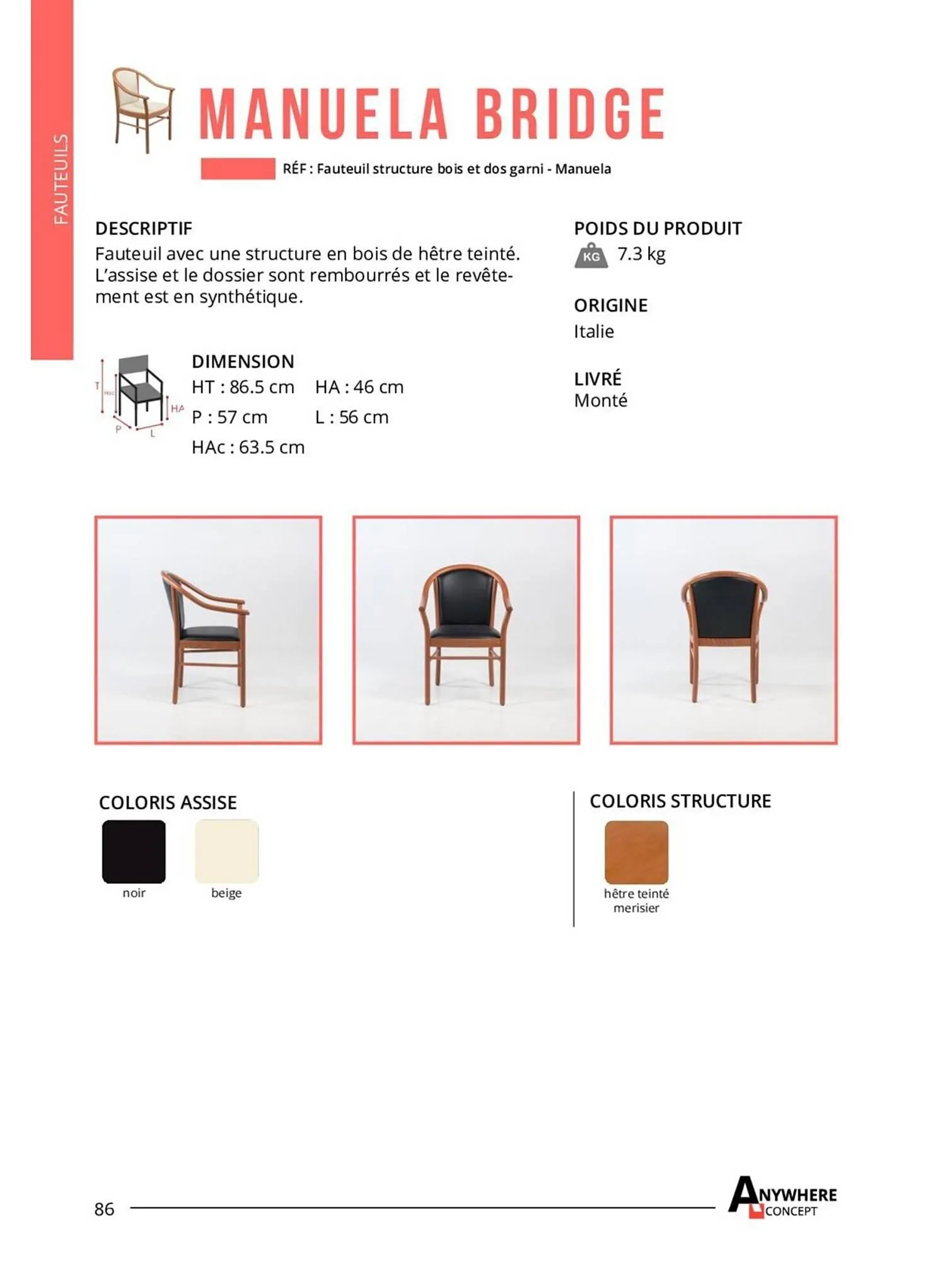 Catalogue 4 Pieds du 26 avril au 31 décembre 2023 - Catalogue page 86