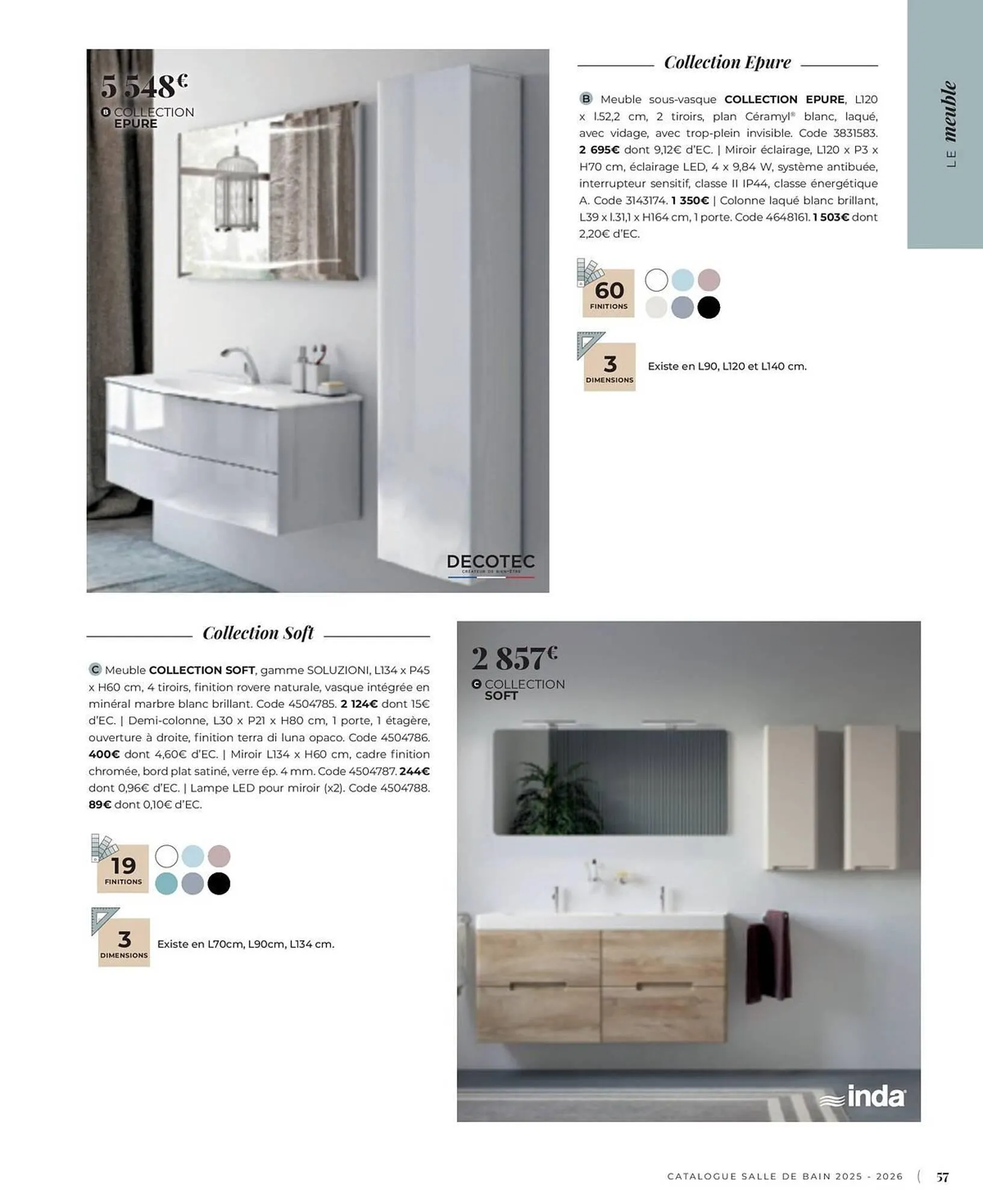 Catalogue Cedeo du 3 juin au 31 décembre 2025 - Catalogue page 57