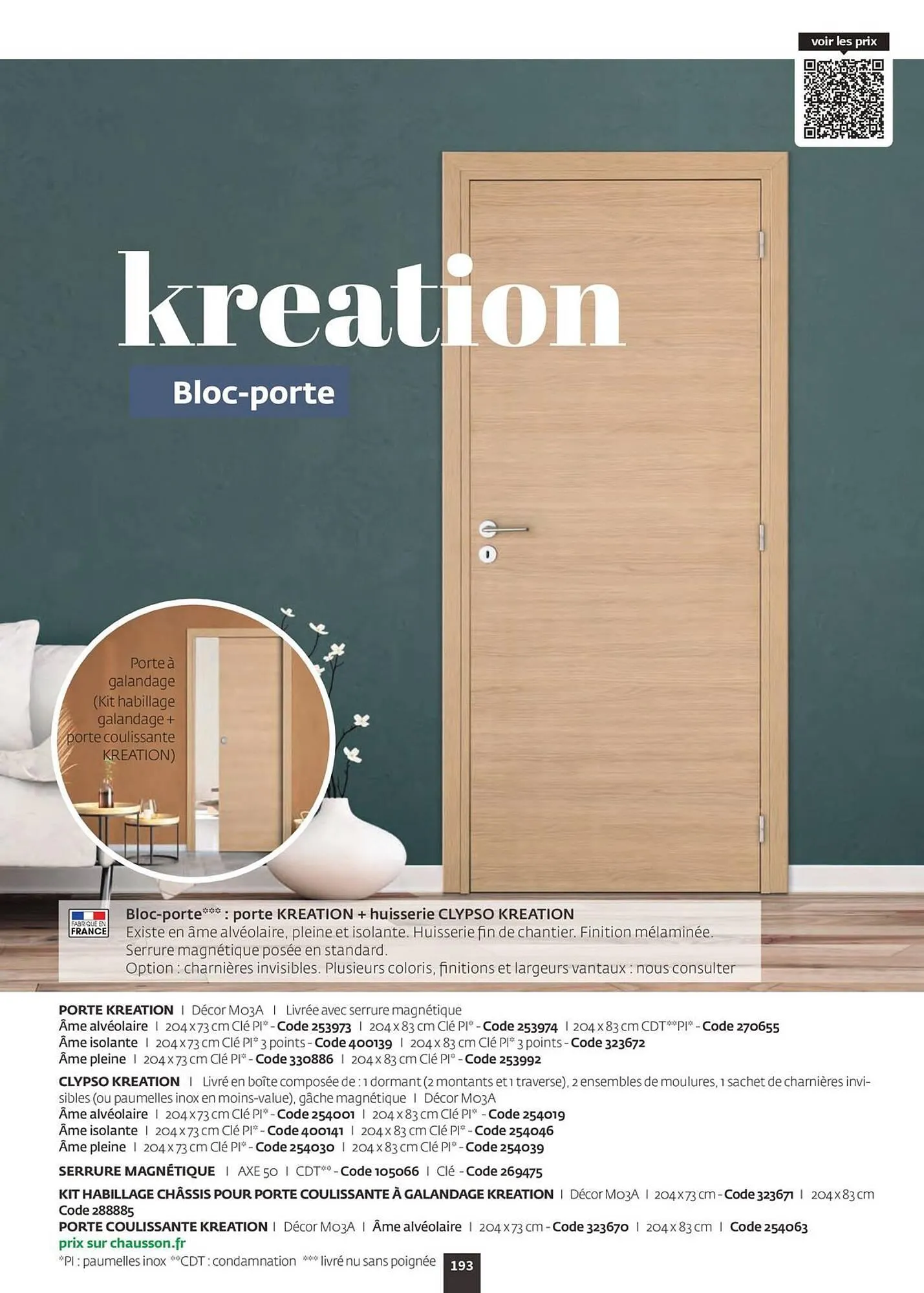 Catalogue Chausson Matériaux du 12 septembre au 31 décembre 2026 - Catalogue page 195