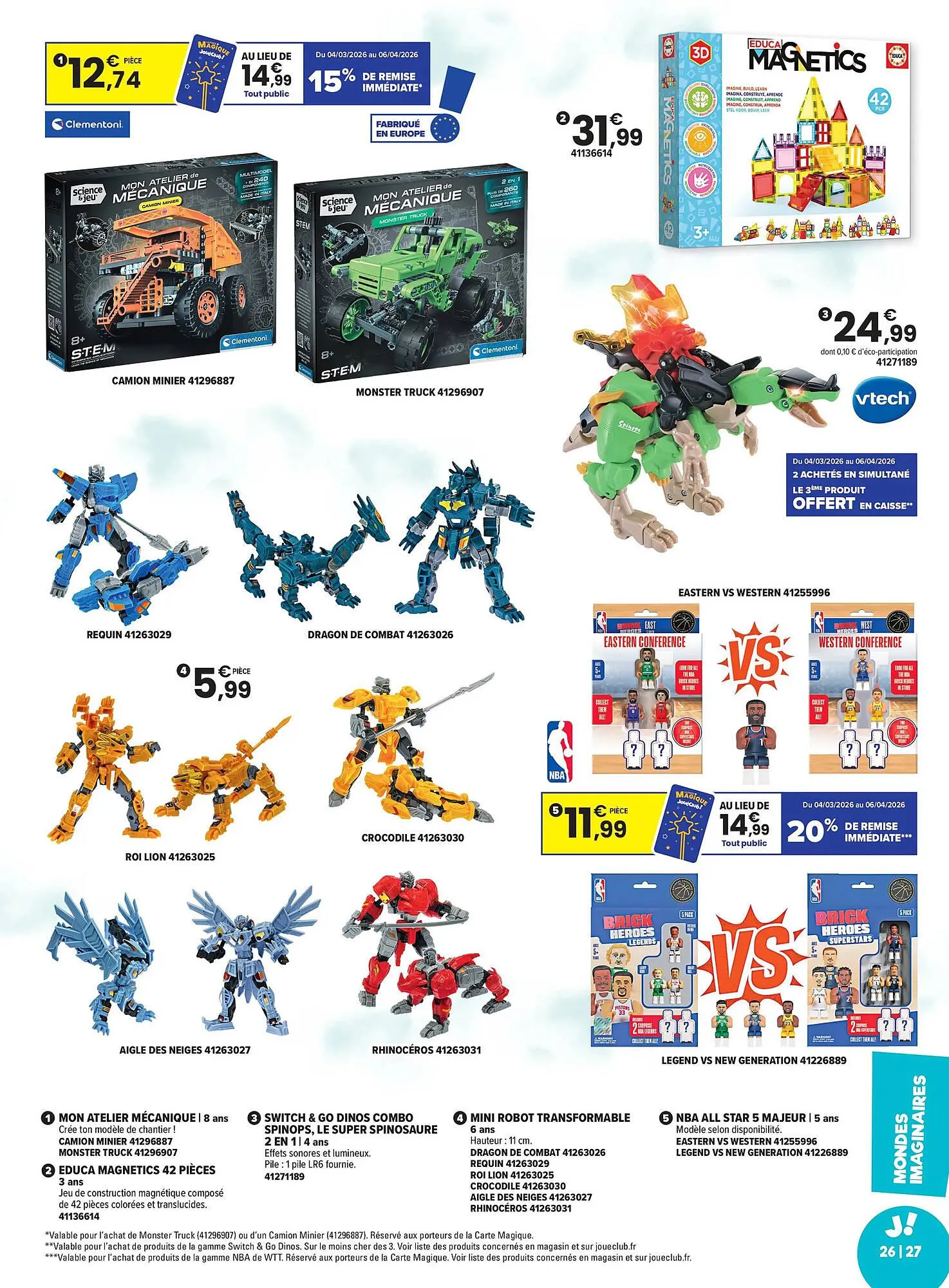 Catalogue JouéClub du 4 mars au 6 avril 2026 - Catalogue page 27