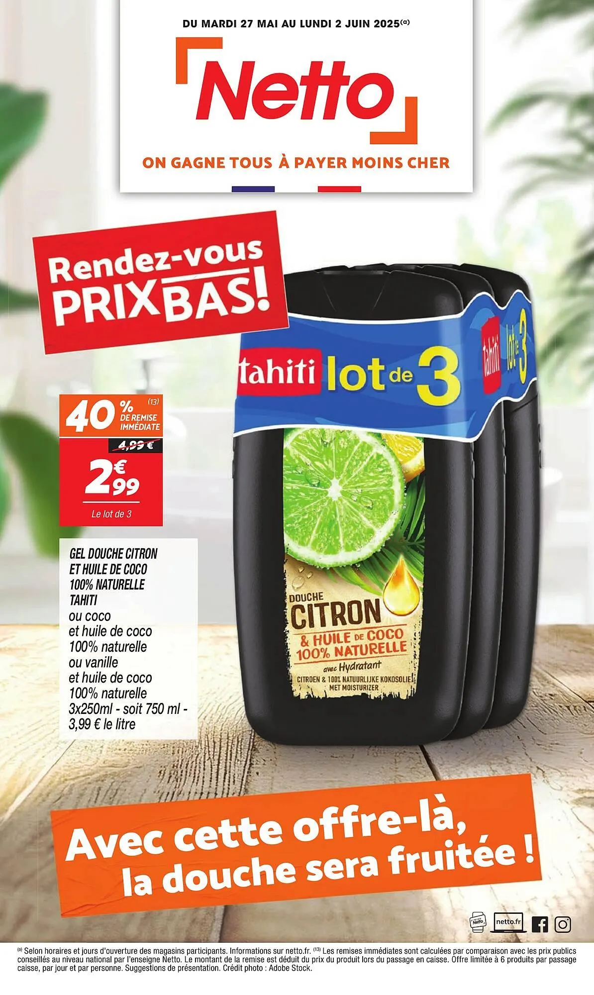 Catalogue Netto du 27 mai au 2 juin 2025 - Catalogue page 1
