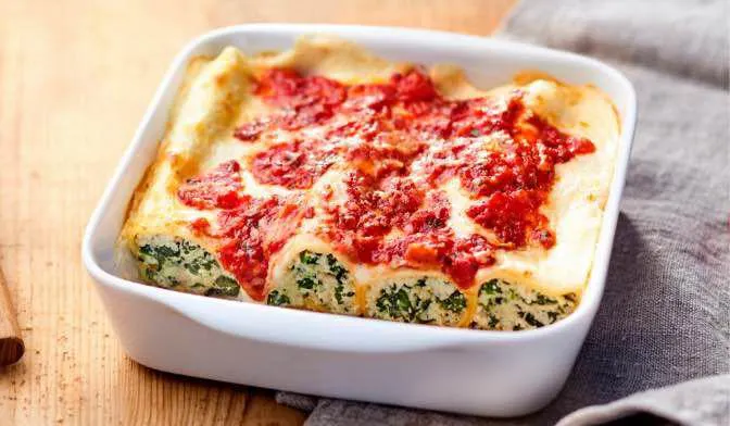 Cannelloni à la ricotta et aux épinards