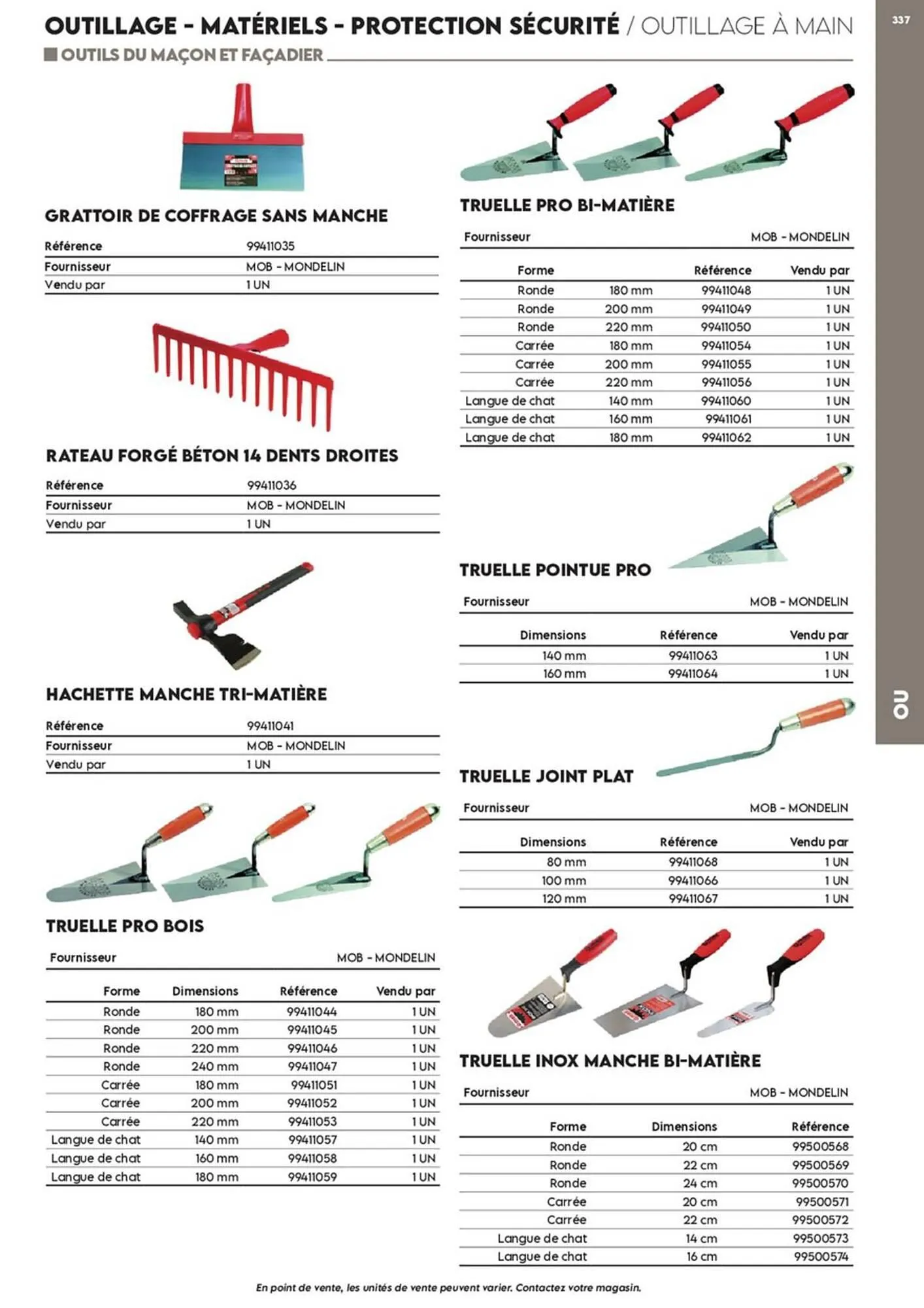 Catalogue Tout faire matériaux du 17 décembre au 30 décembre 2025 - Catalogue page 263