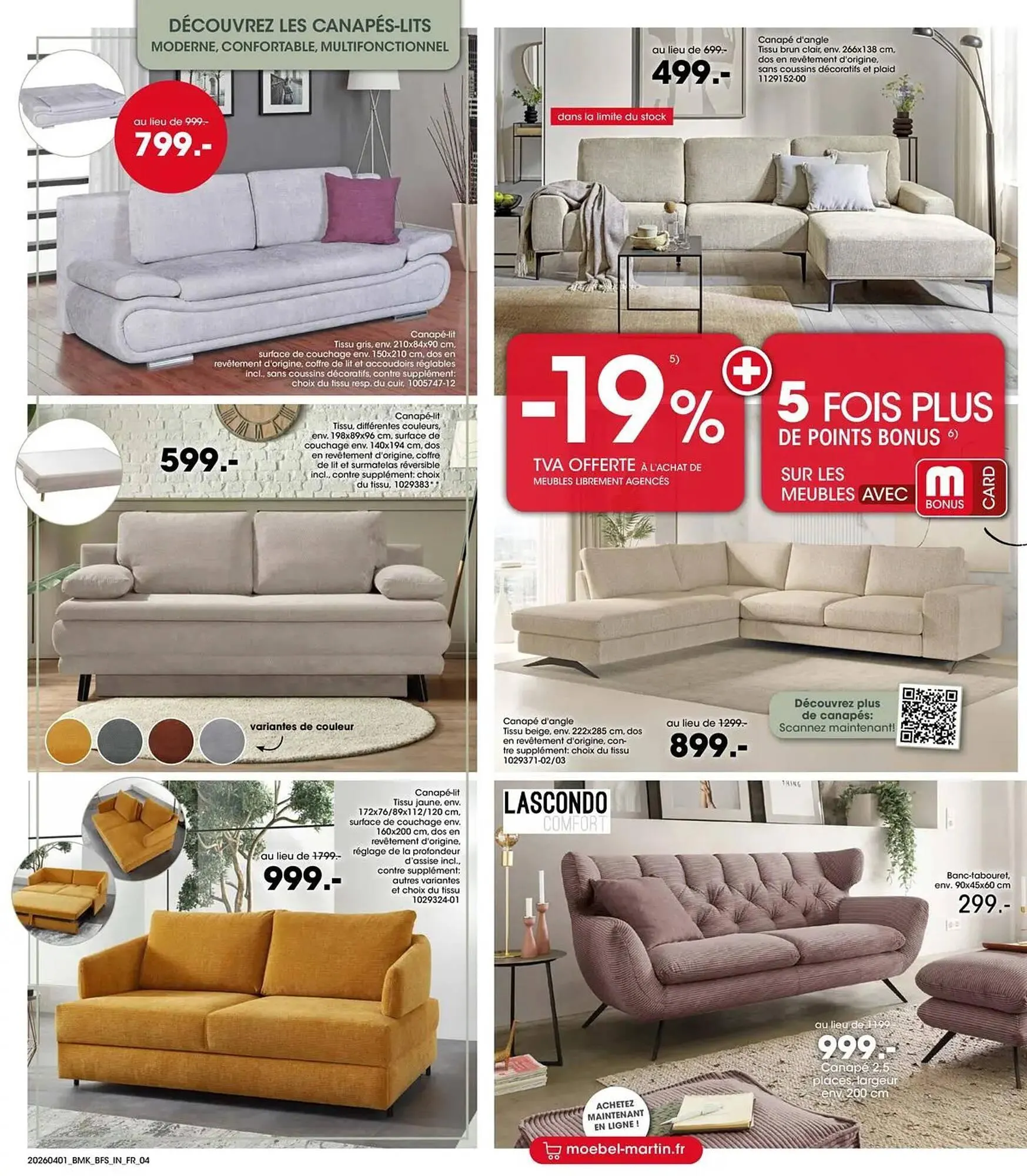 Catalogue Möbel Martin du 1 avril au 30 avril 2026 - Catalogue page 4
