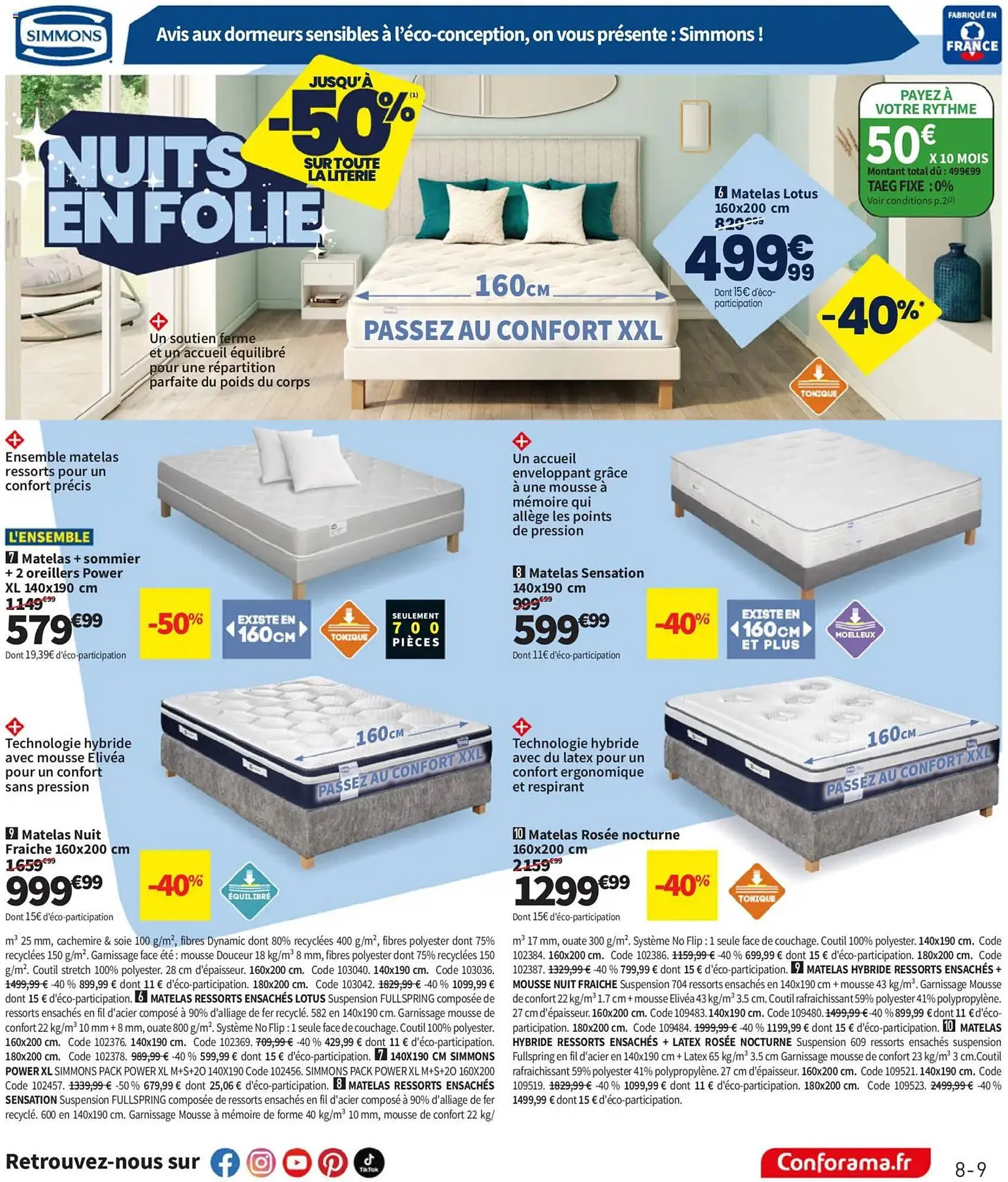 Catalogue Conforama du 23 décembre au 26 janvier 2026 - Catalogue page 9