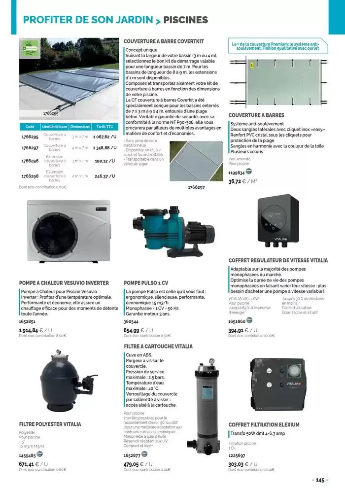 Aménagements Extérieurs 2025 du 30 avril au 31 décembre 2025 - Catalogue page 145