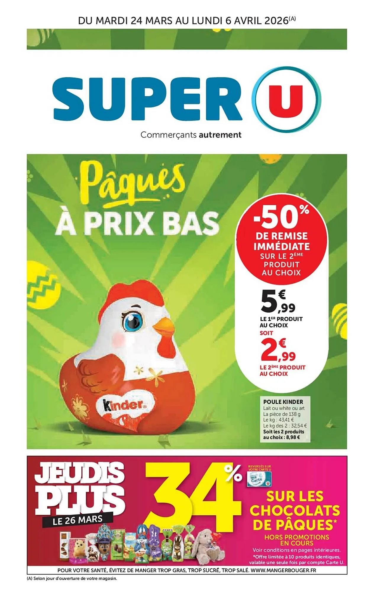 Catalogue Super U du 24 mars au 6 avril 2026 - Catalogue page 1
