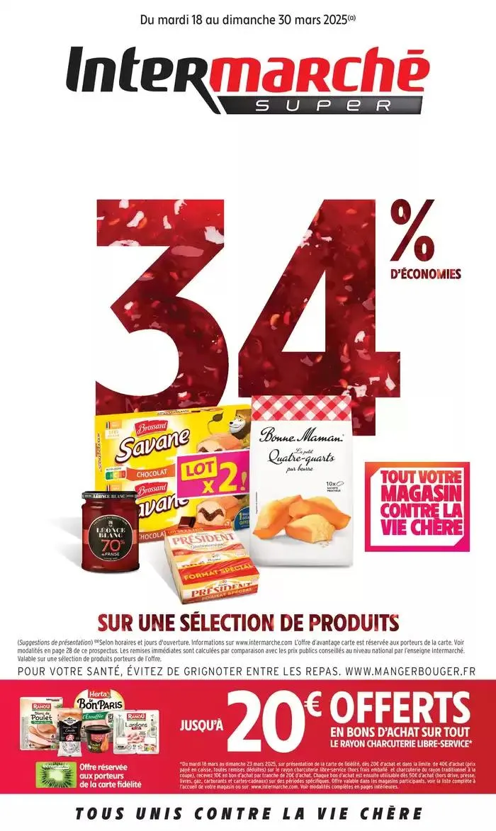 GEN MARS 4 + CAHIER REGION du 18 mars au 30 mars 2025 - Catalogue page 1