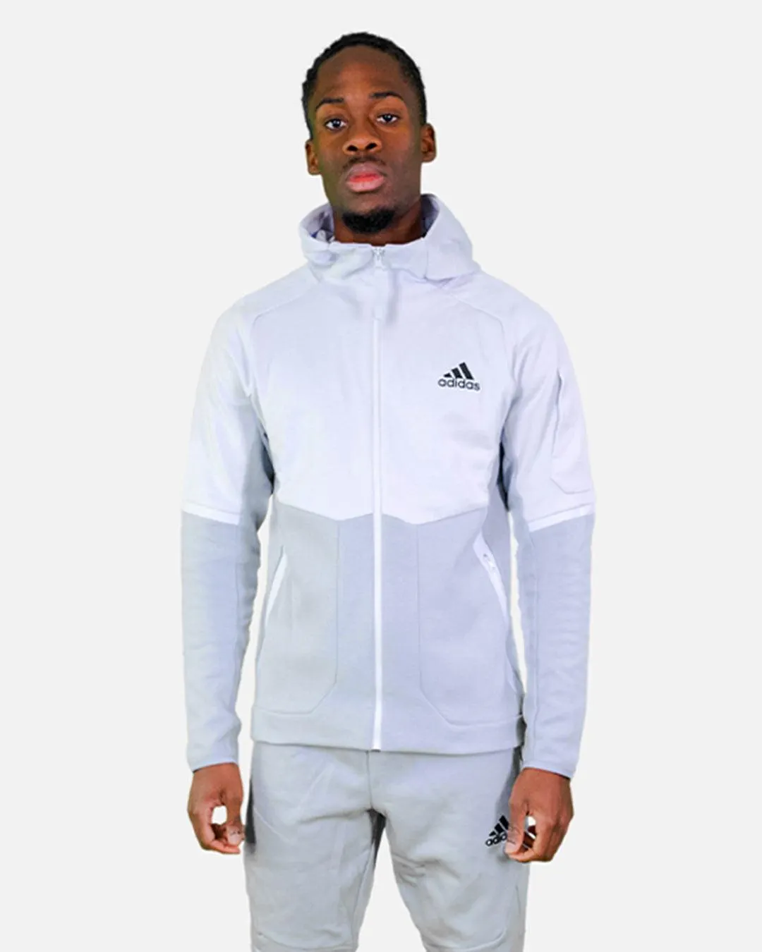 Veste à capuche Adidas Designed For Gameday - Gris