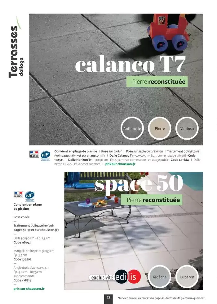 Aménagez votre extérieur SAISON 2025 du 1 janvier au 31 décembre 2025 - Catalogue page 54