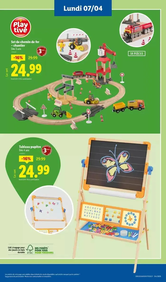 Parkside est le meilleur allié pour tous vos projets de bricolage, profitez-en ! du 3 avril au 7 avril 2025 - Catalogue page 25