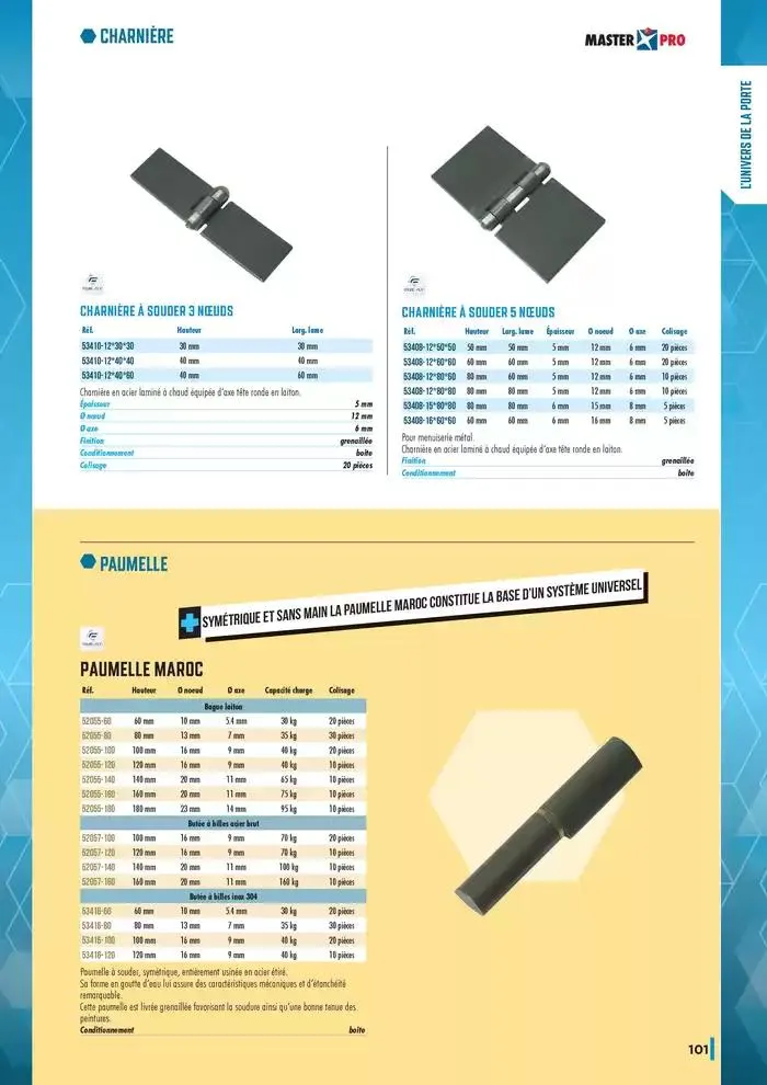 Guide Quincaillerie Serrurerie 2025 - 2026 du 1 avril au 1 avril 2026 - Catalogue page 103