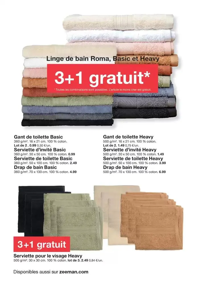 Nos basiques intemporels vont bien avec tout. du 3 mars au 14 mars 2025 - Catalogue page 34