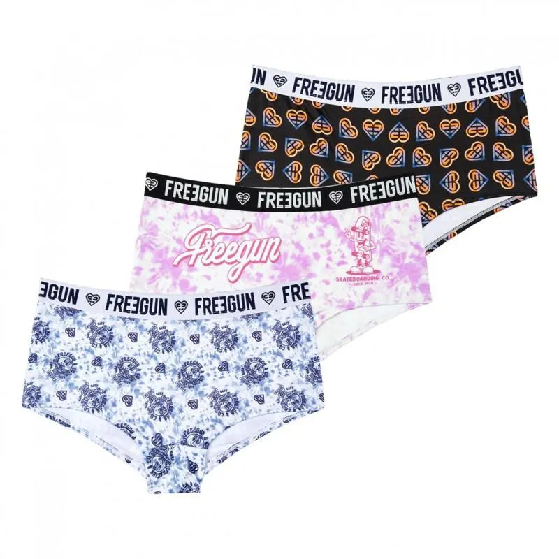 Lot de 3 shorties Freegun fille Collection Jean