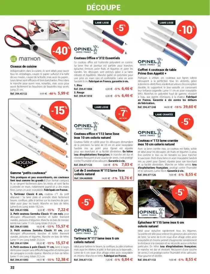 Printemps 2025 du 13 mars au 31 mai 2025 - Catalogue page 32