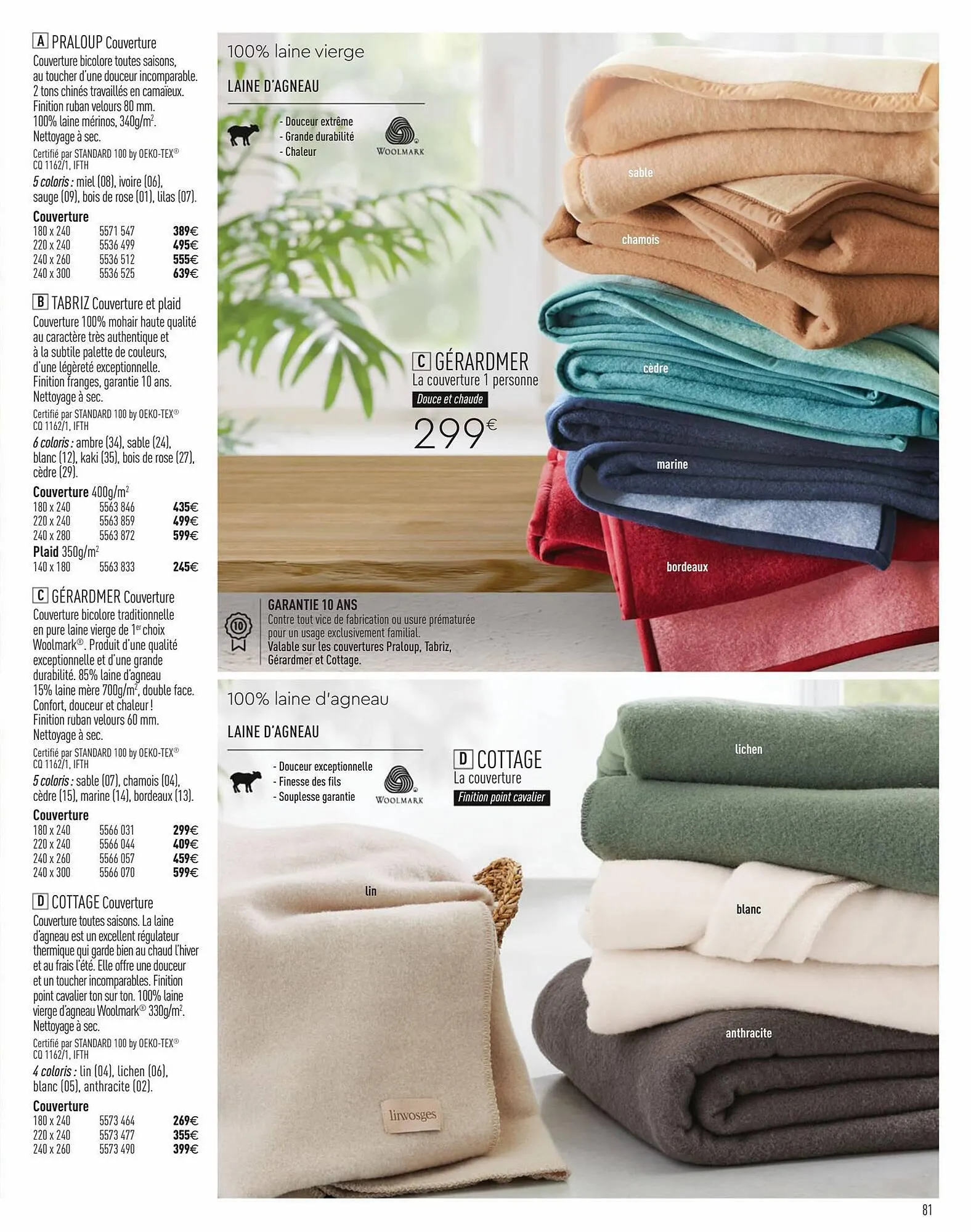 Catalogue Linvosges du 26 juillet au 29 juillet 2023 - Catalogue page 83