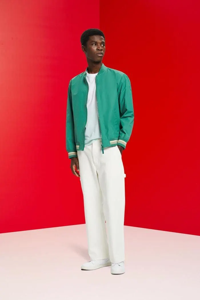 T-shirt bicolore à effet éclairci