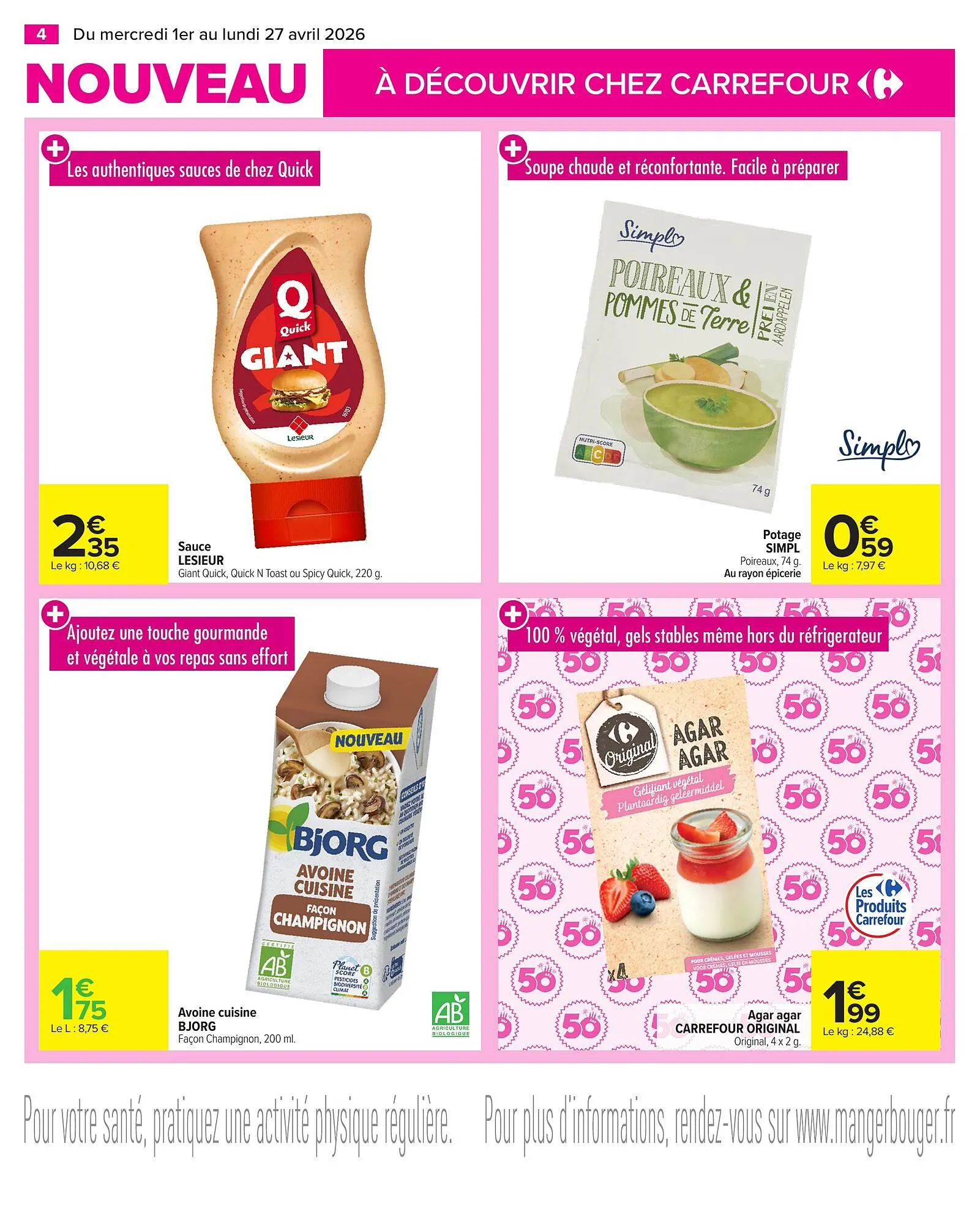 Catalogue Carrefour du 1 avril au 27 avril 2026 - Catalogue page 4