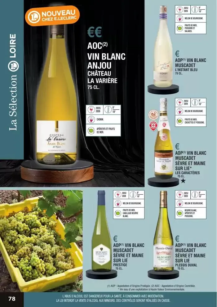 GUIDE DES VINS 2025 2026 du 27 février au 31 janvier 2027 - Catalogue page 78