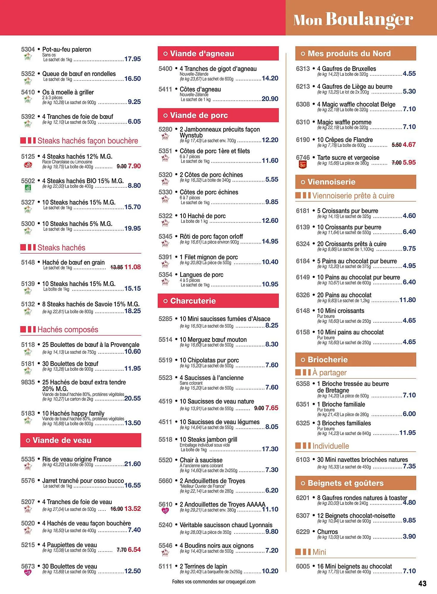 Catalogue Croque Gel du 29 décembre au 28 janvier 2024 - Catalogue page 43