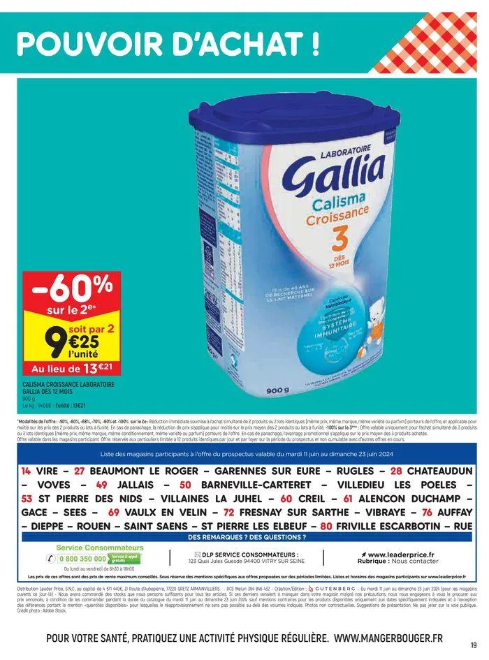 FRAPPE FORT SUR LES PRIX du 11 juin au 23 juin 2024 - Catalogue page 19