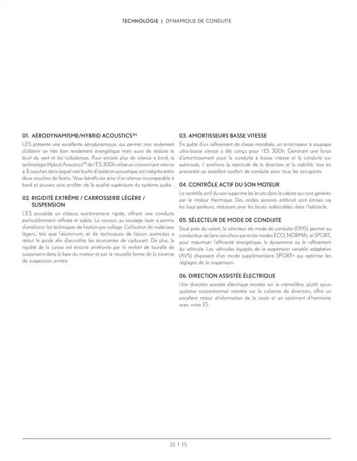 Lexus ES du 27 mars au 27 mars 2026 - Catalogue page 32