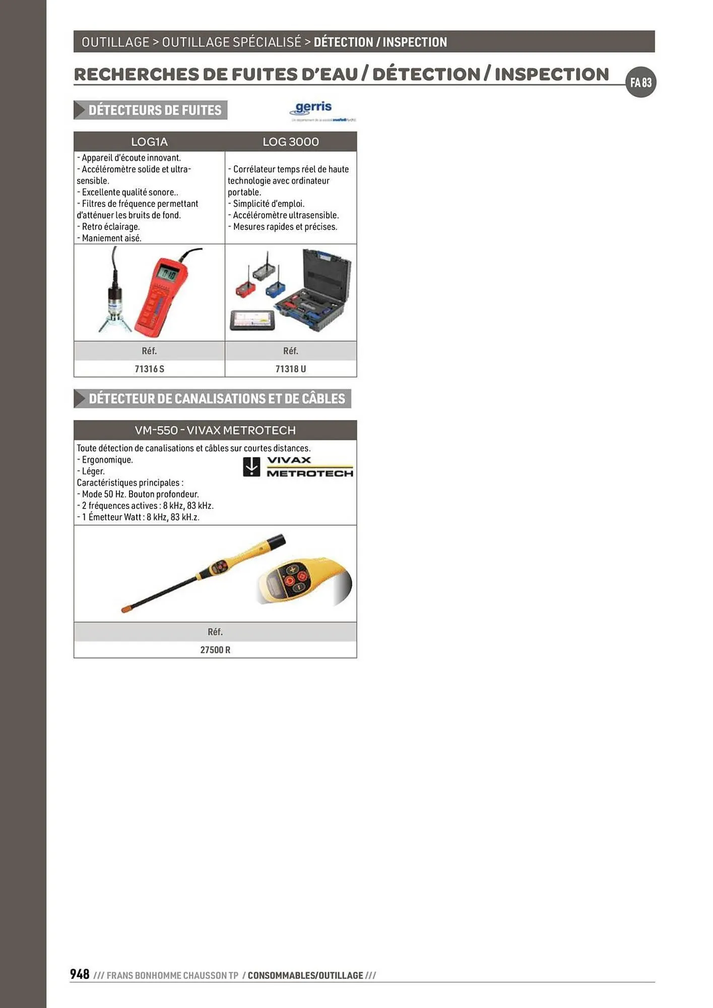 Catalogue Chausson Matériaux du 24 septembre au 31 décembre 2025 - Catalogue page 948