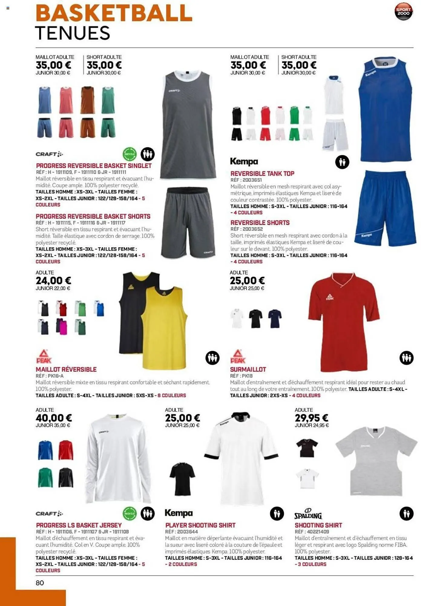Catalogue Sport 2000 du 28 mai au 31 décembre 2025 - Catalogue page 67