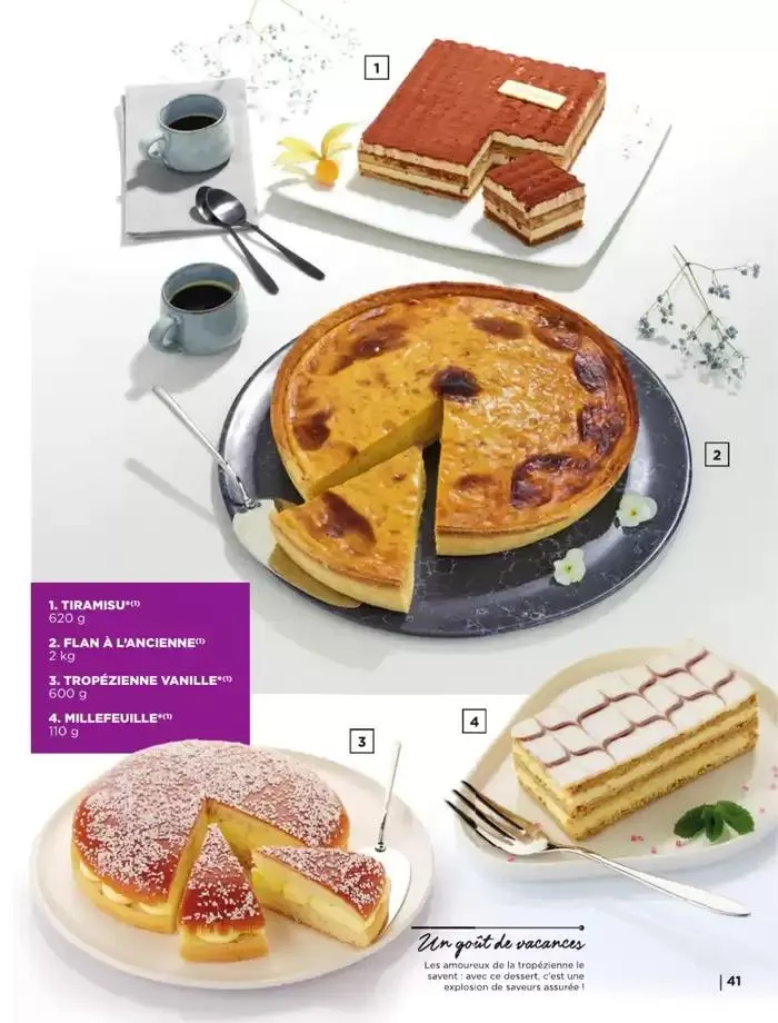 CARTE TRAITEUR PERMANENTE - MIXTE du 9 mai au 31 décembre 2025 - Catalogue page 41