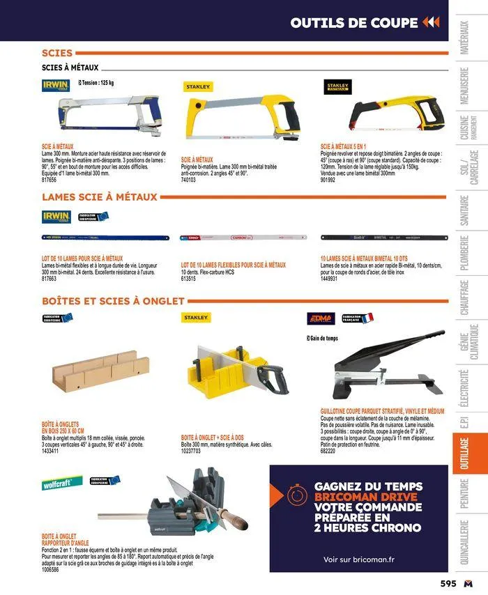 Guide produits 2024 du 15 mars au 31 décembre 2024 - Catalogue page 595