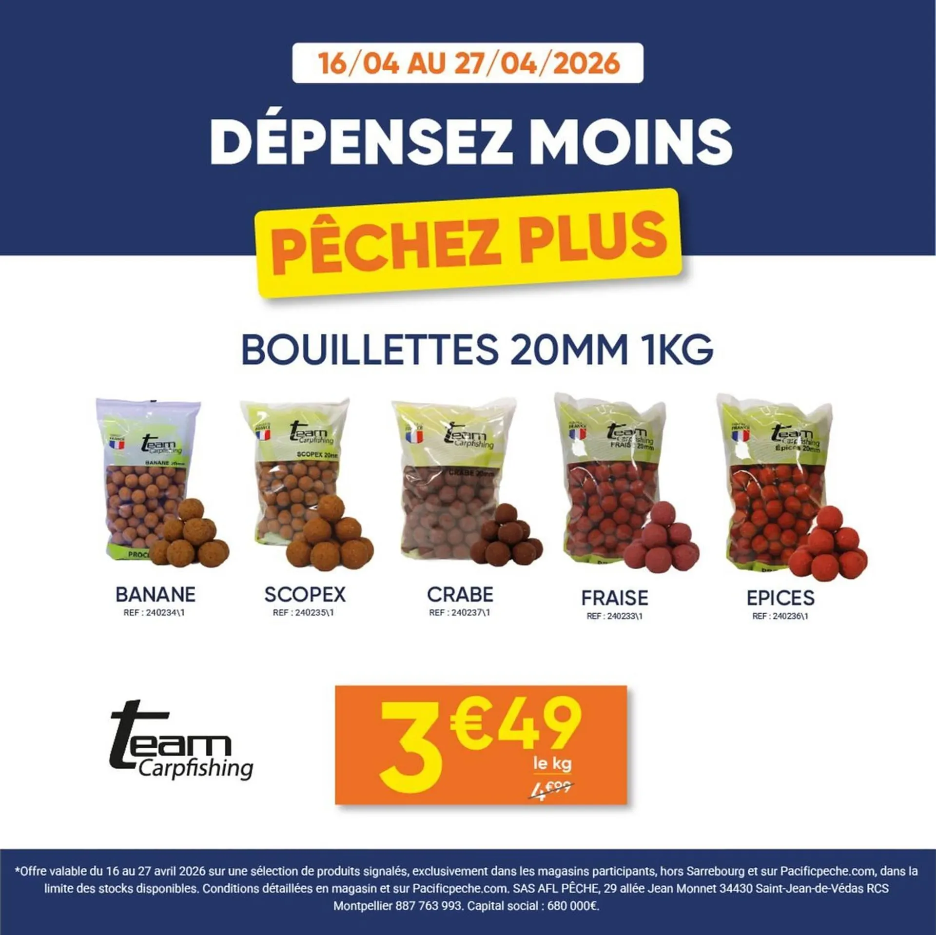 Catalogue Pacific Pêche du 17 avril au 27 avril 2026 - Catalogue page 1
