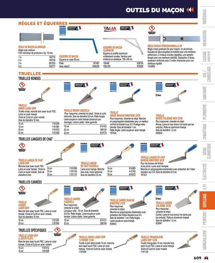 Guide produits 2024 du 15 mars au 31 décembre 2024 - Catalogue page 609