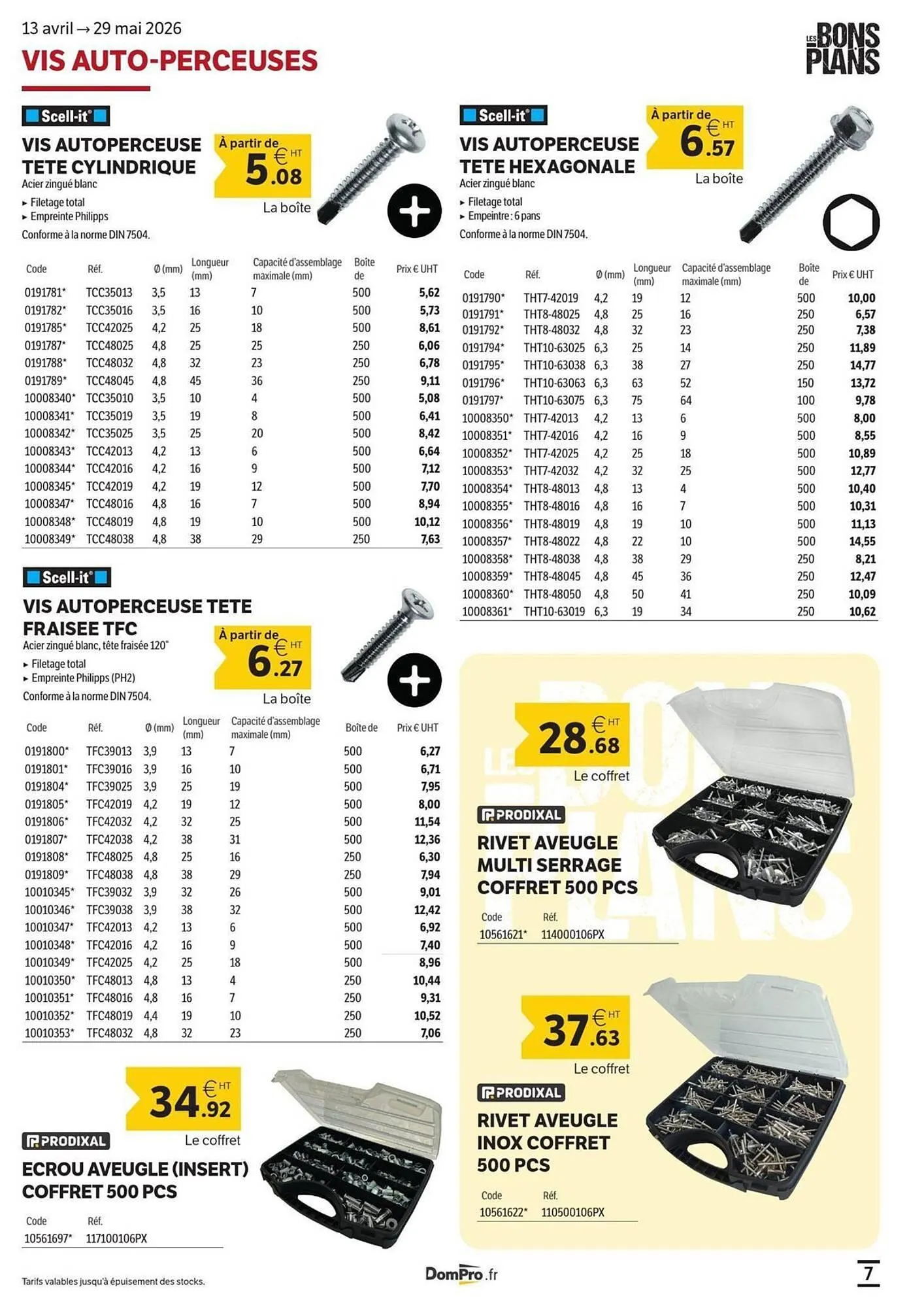 Catalogue DomPro du 5 mai au 29 mai 2026 - Catalogue page 7