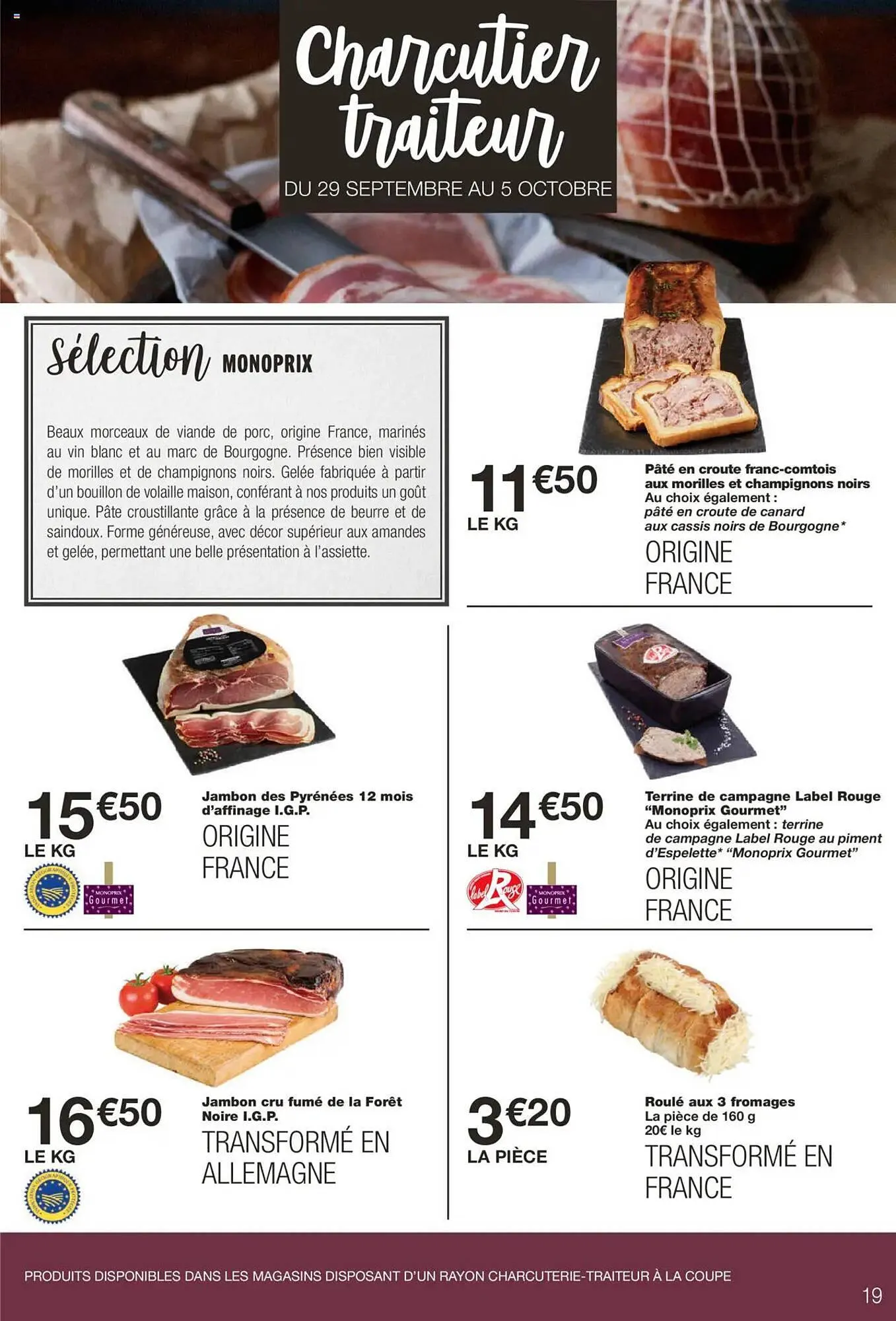 Catalogue Monoprix du 23 septembre au 5 octobre 2025 - Catalogue page 19