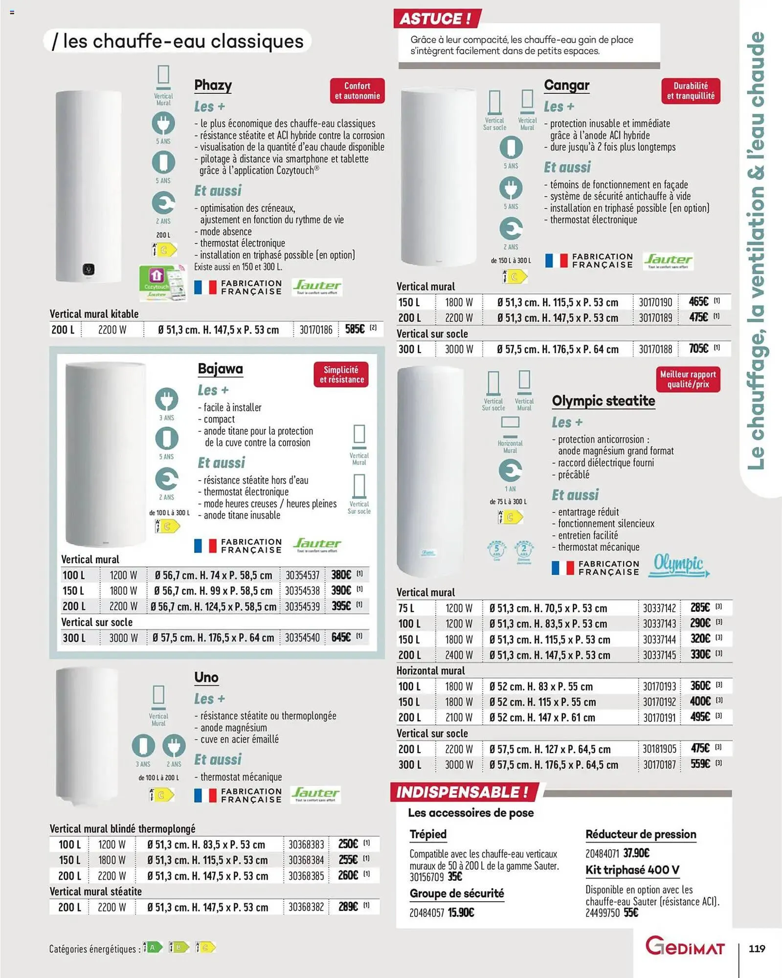 Catalogue Gedimat du 1 avril au 30 avril 2026 - Catalogue page 119