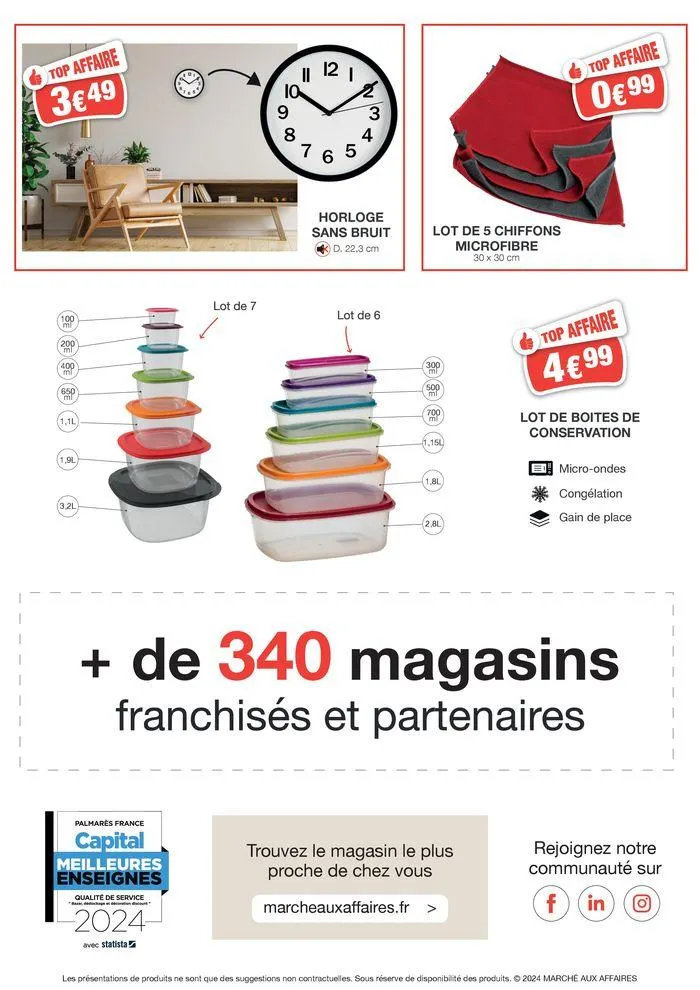 TOP AFFAIRE du 31 juillet au 31 juillet 2024 - Catalogue page 12