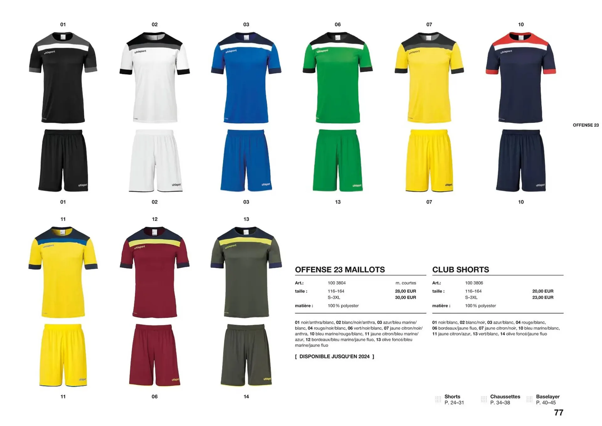 Catalogue Uhlsport du 1 mars au 31 décembre 2023 - Catalogue page 77
