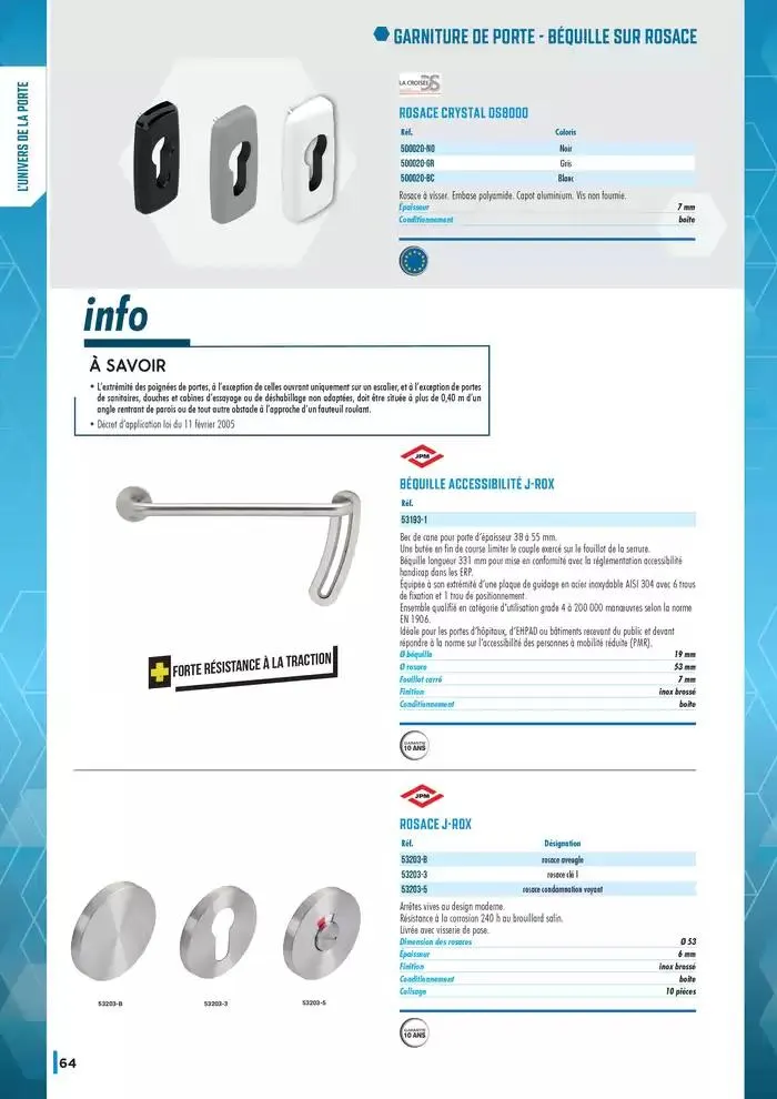 Guide Quincaillerie Serrurerie 2025 - 2026 du 1 avril au 1 avril 2026 - Catalogue page 66