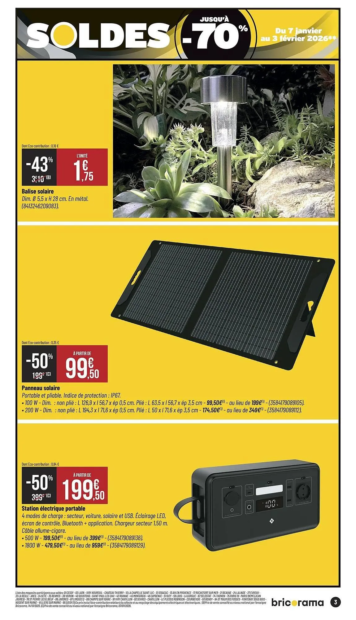Catalogue Bricorama du 7 janvier au 18 janvier 2026 - Catalogue page 3