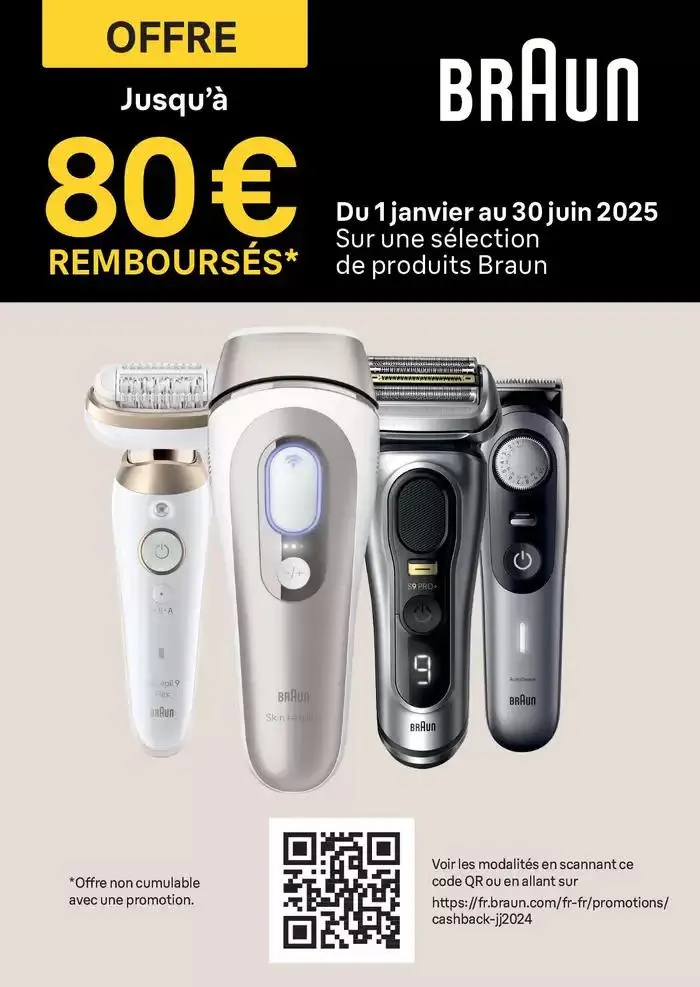 Jusqu'à 80€ remboursés du 17 février au 30 juin 2025 - Catalogue page 1