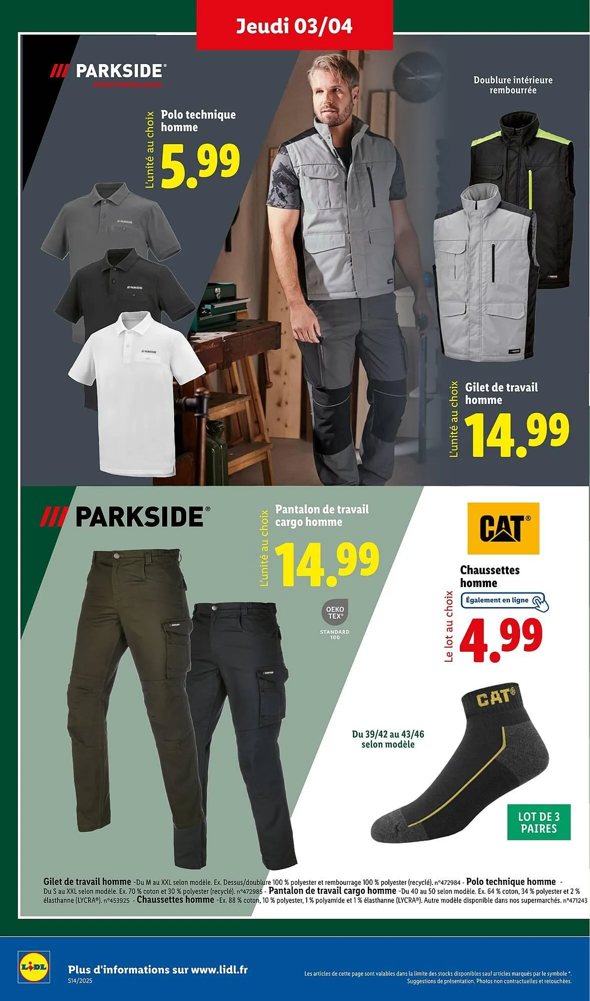 Catalogue Lidl du 3 avril au 9 avril 2025 - Catalogue page 36