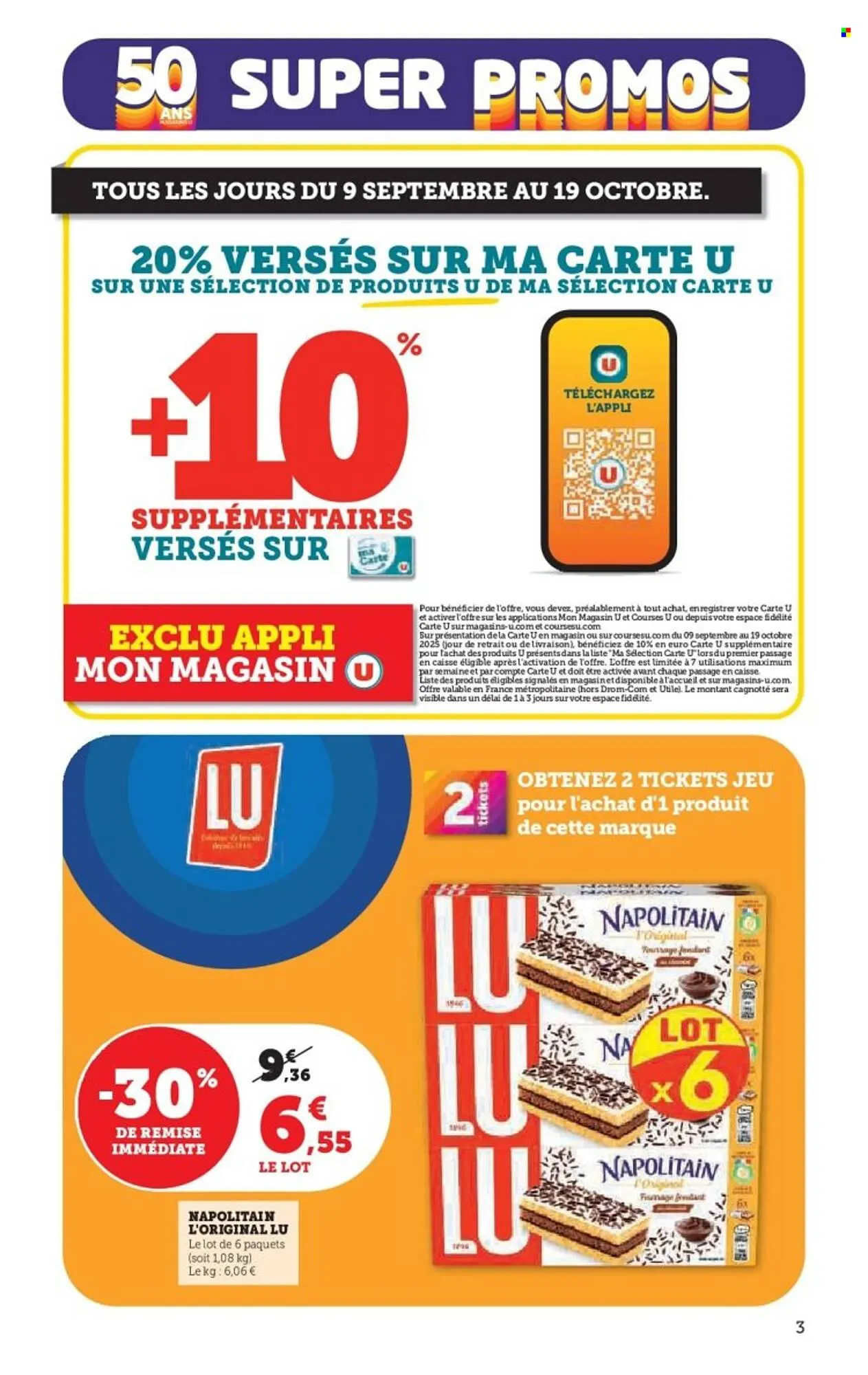 Catalogue Super U du 23 septembre au 5 octobre 2025 - Catalogue page 3