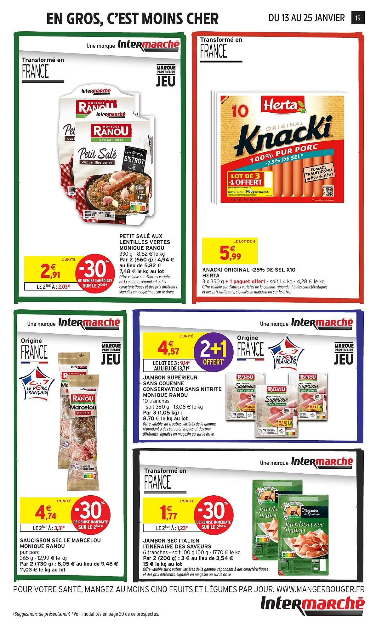 Catalogue Intermarché du 13 janvier au 25 janvier 2026 - Catalogue page 19