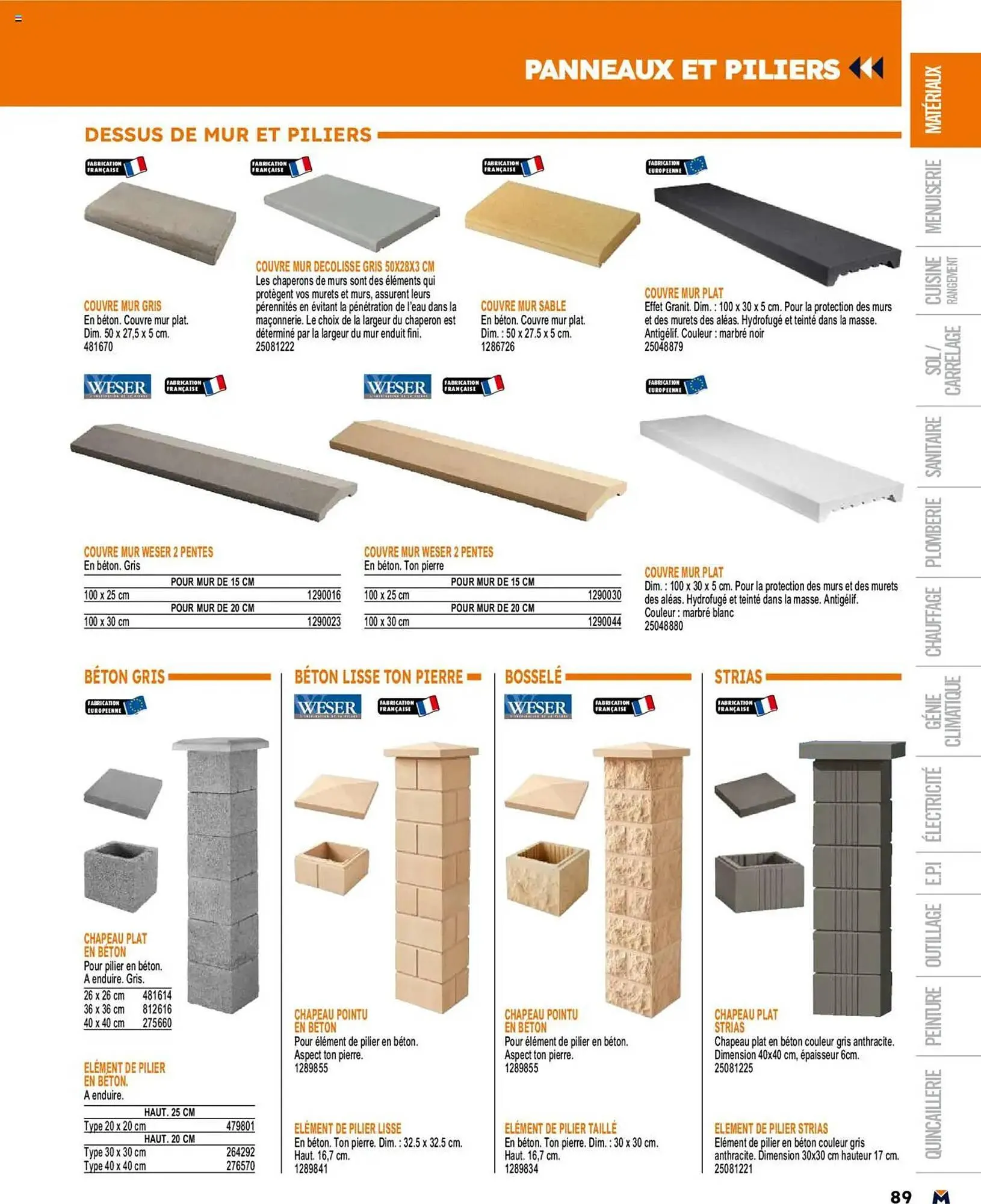 Catalogue Bricoman du 19 mars au 31 décembre 2025 - Catalogue page 89