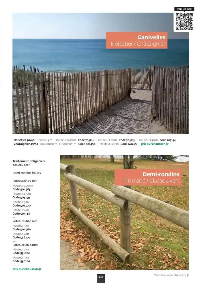 Aménagez votre extérieur SAISON 2025 du 1 janvier au 31 décembre 2025 - Catalogue page 137