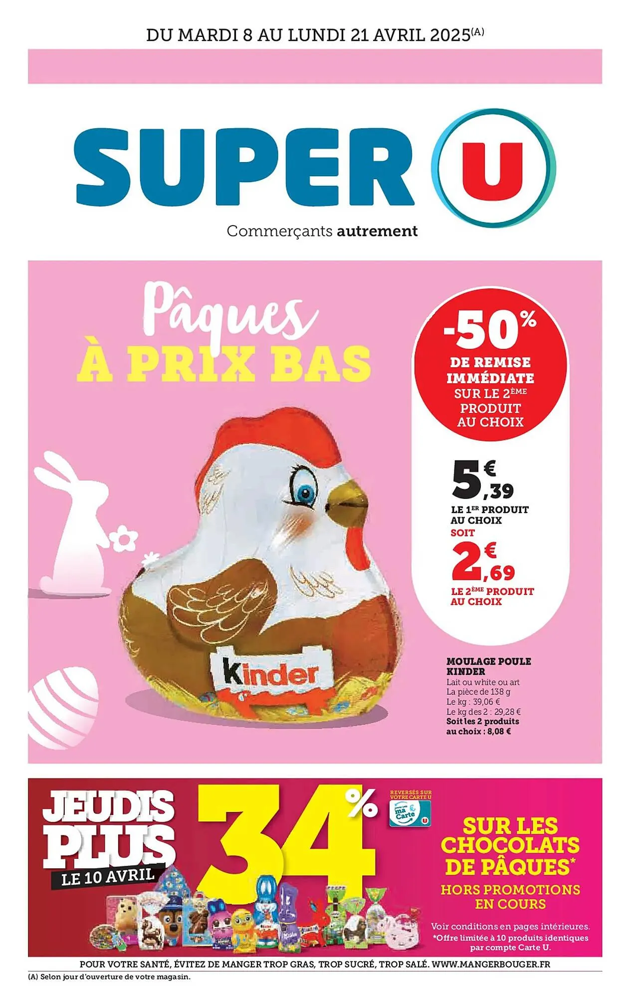 Catalogue Super U du 8 avril au 21 avril 2025 - Catalogue page 1