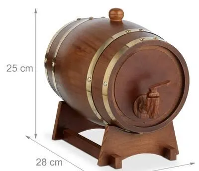 Petit fût en bois 2,2 litres