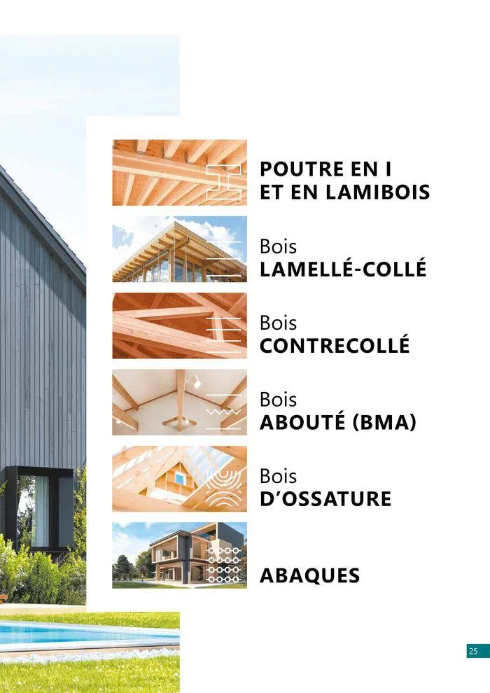 Guide construction bois 2024/2025 du 23 août au 31 décembre 2025 - Catalogue page 25